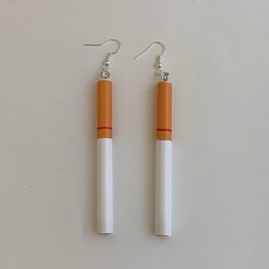 cigarette earrings